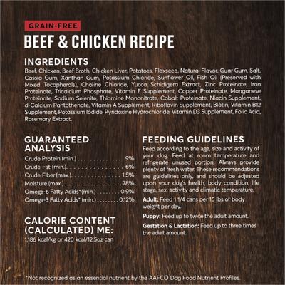 Show full view: American Journey Lamb Recipe + Beef & Chicken Recipe Canned Dog Food slide 4 of 9