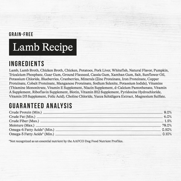 Cloud Star WellMade Homestyle Meals Mediterranean Grill with Lamb Recipe Grain-Free Canned Dog Food