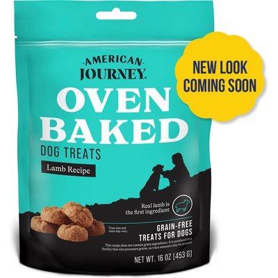 American Journey American Journey Lamb Recipe Grain-Free Oven Baked Crunchy Biscuit Dog Treats (New Look Coming Soon), 16-oz bag