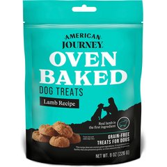 American Journey Lamb Recipe Grain-Free Oven Baked Crunchy Biscuit Dog Treats, 8-oz bag