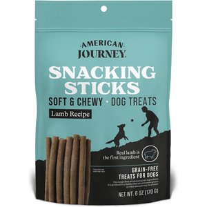 American Journey Lamb Recipe Grain-Free Soft & Chewy Snacking Sticks Dog Treats, 6-oz bag