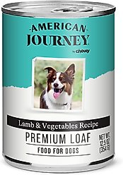 American Journey Lamb & Vegetables Canned Dog Food, 12.5-oz can, case of 12