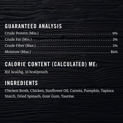 Show full view: American Journey Landmark Broths Chicken, Carrots & Pumpkin Recipe Wet Cat Food Complement Pouches, 1.4-oz case of 16 slide 9 of 11