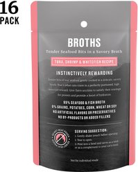 American Journey Landmark Broths Tuna, Shrimp & Whitefish Recipe Wet Cat Food Complement Pouches, 1.4-oz case of 16 slide 2 of 9