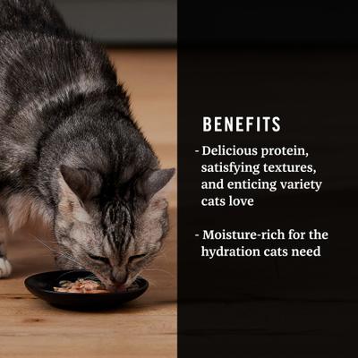 Show full view: American Journey Landmark Broths Tuna, Shrimp & Whitefish Recipe Wet Cat Food Complement Pouches, 1.4-oz case of 16 slide 5 of 11