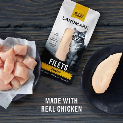 Show full view: American Journey Landmark Chicken Fillets Cat Food Toppers, 1.06-oz, pack of 10 slide 4 of 10