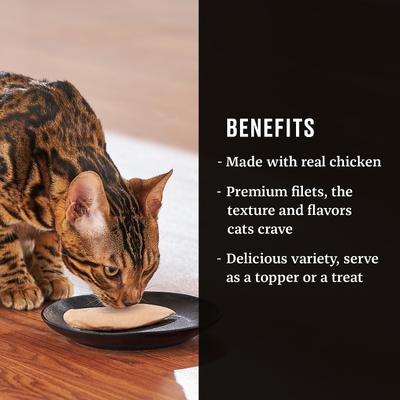 Show full view: American Journey Landmark Chicken Fillets Cat Food Toppers, 1.06-oz, pack of 10 slide 5 of 10