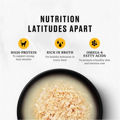 Show full view: American Journey Landmark Chicken Recipe in Broth Grain-Free Canned Cat Food, 3-oz can, case of 12 slide 4 of 12