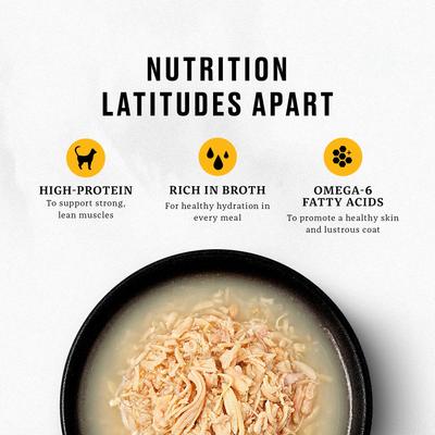 Show full view: American Journey Landmark Chicken & Turkey Recipe in Broth Grain-Free Canned Cat Food, 3-oz can, bundle of 24  slide 5 of 12