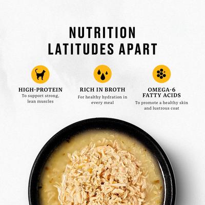 Show full view: American Journey Landmark Chicken & Vegetables Recipe in Broth Grain-Free Canned Cat Food, 3-oz can, bundle of 24  slide 5 of 11