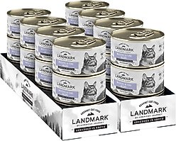 American Journey Landmark Mackerel & Tuna Recipe in Broth Grain-Free Canned Cat Food, 3-oz can, bundle of 24 