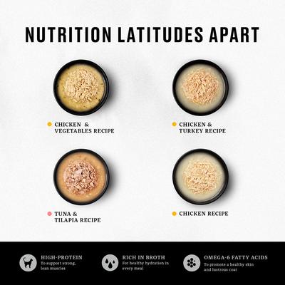 Show full view: American Journey Landmark Poultry & Tuna in Broth Variety Pack Grain-Free Canned Cat Food, 3-oz can, bundle of 24  slide 4 of 12