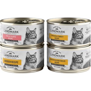 American Journey Landmark Poultry & Tuna in Broth Variety Pack Grain-Free Canned Cat Food, 3-oz can, case of 12