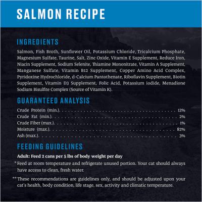 Show full view: American Journey Landmark Salmon Recipe in Broth Grain-Free Canned Cat Food, 3-oz can, case of 12 slide 3 of 12