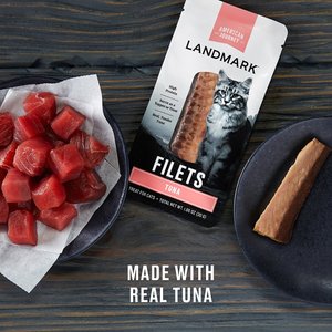 American Journey Landmark Tuna Fillets Cat Food Toppers, 1.06-oz, pack of 10