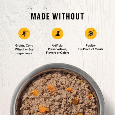 Show full view: American Journey Limited Ingredient Diet Chicken & Sweet Potato Recipe Grain-Free Canned Dog Food, 12.5-oz can, bundle of 24  slide 4 of 11