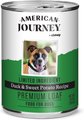 American Journey Limited Ingredient Diet Premium Loaf Duck & Sweet Potato Recipe Grain-Free Canned Dog Food, 12....