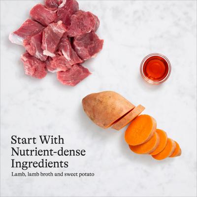 Show full view: American Journey Limited Ingredient Diet Premium Loaf Lamb & Sweet Potato Recipe Grain-Free Canned Dog Food, 12.5-oz can, case of 12 slide 8 of 11