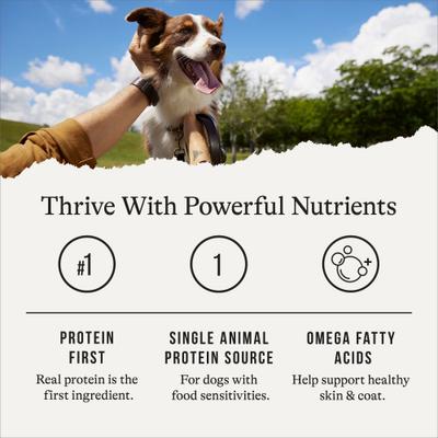 Show full view: American Journey Limited Ingredient Diet Premium Loaf Lamb & Sweet Potato Recipe Grain-Free Canned Dog Food, 12.5-oz can, case of 12 slide 7 of 11