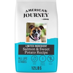 American Journey Limited Ingredient Salmon & Sweet Potato Recipe Grain-Free Dry Dog Food, 12-lb bag