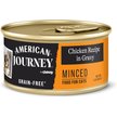 Show in main carousel: American Journey Minced Chicken Recipe in Gravy Grain-Free Canned Cat Food, 3-oz can, case of 24 slide 1 of 11