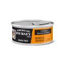 American Journey Minced Chicken Recipe in Gravy Grain-Free Canned Cat Food, 5.5-oz can, case of 24