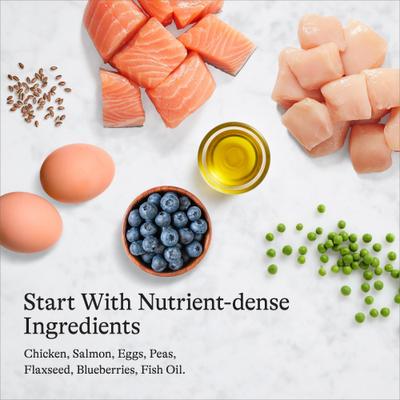 Show full view: American Journey Minced Chicken & Salmon Recipe in Gravy Grain-Free Canned Cat Food, 3-oz can, case of 24 slide 8 of 11