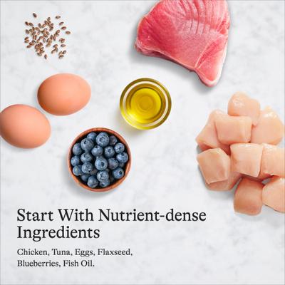 Show full view: American Journey Minced Chicken & Tuna Recipe in Gravy Grain-Free Canned Cat Food, 5.5-oz can, case of 24 slide 8 of 11