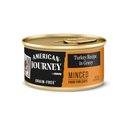 American Journey Minced Turkey Recipe in Gravy Grain-Free Canned Cat Food, 3-oz can, case of 24