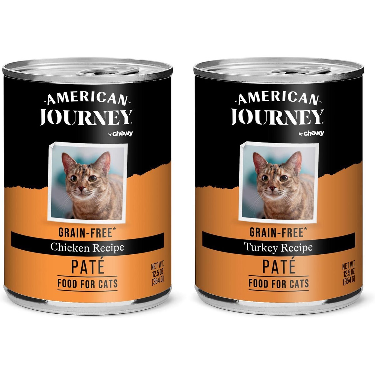 American Journey Pate Poultry Variety Pack High Protein Canned Cat Food, 12.5-oz, case of 12