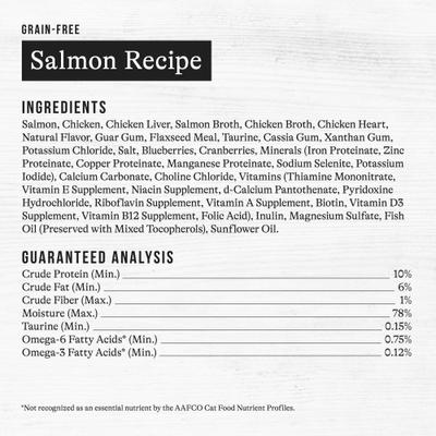 Show full view: American Journey Pate Salmon Recipe Grain-Free Canned Cat Food, 3-oz can, case of 24 slide 10 of 11