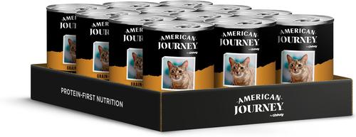 Show full view: American Journey Pate Turkey Recipe Grain-Free Canned Cat Food, 12.5-oz can, case of 12 slide 3 of 11