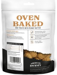 American Journey Peanut Butter Recipe Grain-Free Oven Baked Crunchy Biscuit Dog Treats, 8-oz bag slide 2 of 8