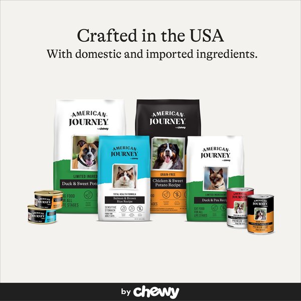 Show full view: American Journey Peanut Butter Recipe Grain-Free Oven Baked Crunchy Biscuit Dog Treats, 8-oz bag slide 7 of 10