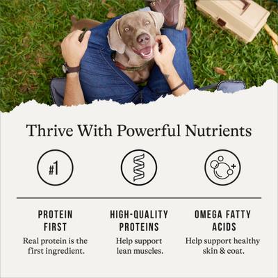 Show full view: American Journey Premium Loaf Poultry & Beef Variety Pack Grain-Free Canned Dog Food, 12.5-oz can, case of 12 slide 6 of 12