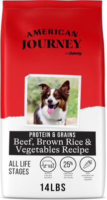 AMERICAN JOURNEY Protein Grains Beef, Brown Rice Vegetables