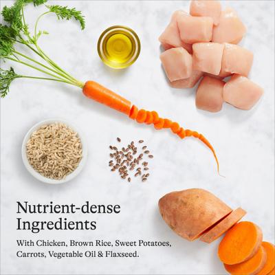 Show full view: American Journey Protein & Grains Healthy Weight Chicken, Brown Rice & Vegetables Recipe Dry Dog Food, 28-lb bag slide 7 of 12