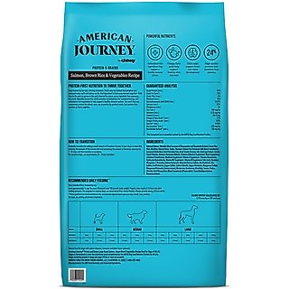 American Journey Protein & Grains Large Breed Salmon, Brown Rice & Vegetables Recipe Dry Dog Food, 28-lb bag slide 2 of 9