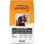 American Journey Protein & Grains Puppy Chicken, Brown Rice & Vegetables Recipe Dog Food, 28-lb bag