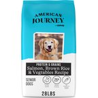 American Journey Protein & Grains Senior Salmon, Brown Rice & Vegetables Recipe Dry Dog Food, 28-lb bag