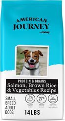 American Journey Protein & Grains Small Breed Salmon, Brown Rice & Vegetables Recipe Adult Dry Dog Food, 14-lb bag