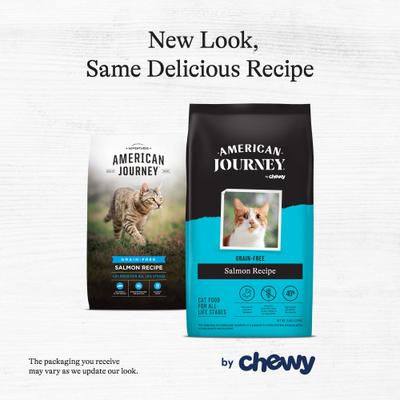 Show full view: American Journey Salmon Recipe Grain-Free Dry Cat Food, 10-lb bundle  slide 4 of 11