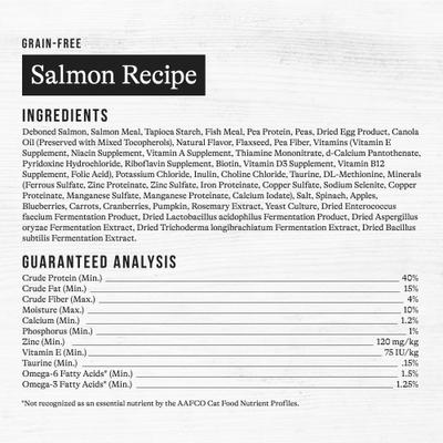 Show full view: American Journey Salmon Recipe Grain-Free Dry Cat Food, 10-lb bundle  slide 6 of 11