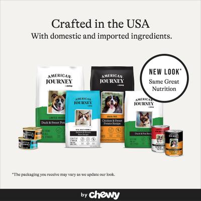 Show full view: American Journey Salmon Recipe Grain-Free Dry Cat Food, 12-lb bag + American Journey 100% Chicken Freeze-Dried Grain-Free Cat Treats, 5-oz bag slide 7 of 9