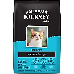 American Journey Salmon Recipe Grain-Free Dry Cat Food, 12-lb bag