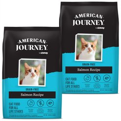 American Journey Salmon Recipe Grain-Free Dry Cat Food, 24-lb bundle 