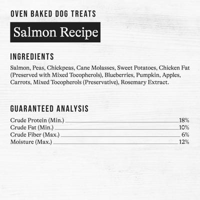 Show full view: American Journey Salmon Recipe Grain-Free Oven Baked Biscuit Dog Treats, 16-oz bag slide 9 of 10