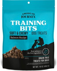 American Journey Salmon Recipe Grain-Free Soft & Chewy Training Bits Dog Treats, 16-oz bag