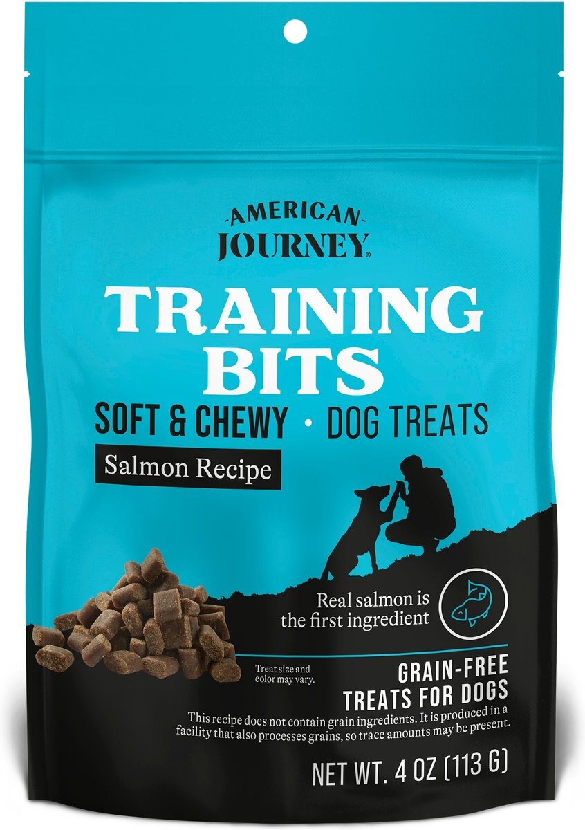 American Journey Salmon Recipe Grain-Free Soft & Chewy Training Bits Dog Treats