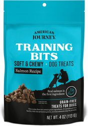 American Journey Salmon Recipe Grain-Free Soft & Chewy Training Bits Dog Treats, 4-oz bag